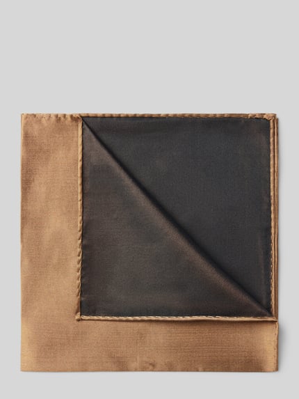Productfoto, Einstecktuch aus reiner Seide von Blick, effen design, vierkant ontwerp, omzoomde randen, Heren pochet van zuiver zijde
