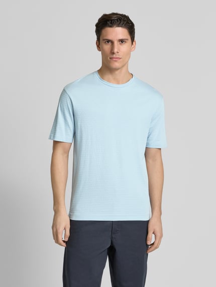 DRYKORN T-Shirt mit Strukturmuster Modell 'GILBERD' Hellblau 4
