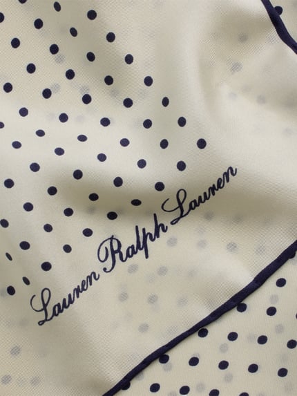 Lauren Ralph Lauren Tuch aus reiner Seide Black 2