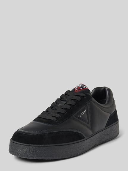 GUESS Sneakers met vetersluiting, model 'WIMOH' Zwart - 1