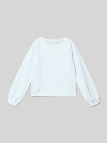 Levi’s® Kids Regular Fit Sweatshirt aus Baumwoll-Mix Bleu 1