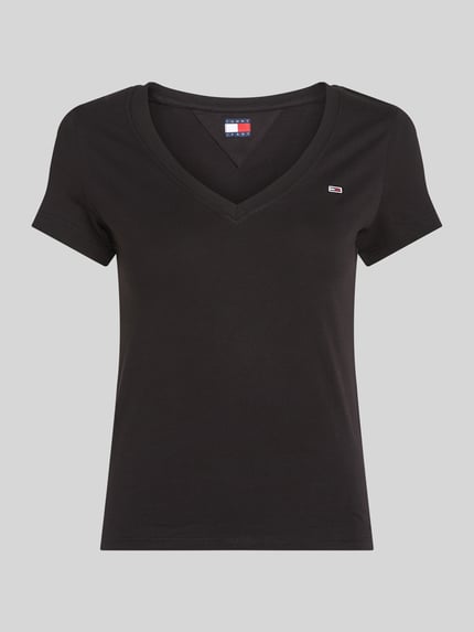 Tommy Jeans T-shirt met klein logodetail Zwart - 2