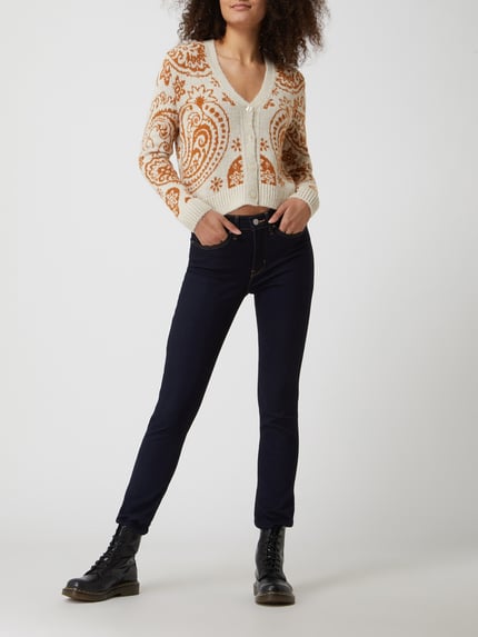 Levi's® 300 Jeansy Skinny Fit z efektem modelowania w 5 kieszeni Ciemnoniebieski 1