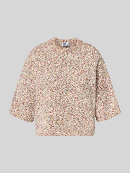 Jake*s Studio Woman Strickpullover mit 1/2-Arm Mauve 2