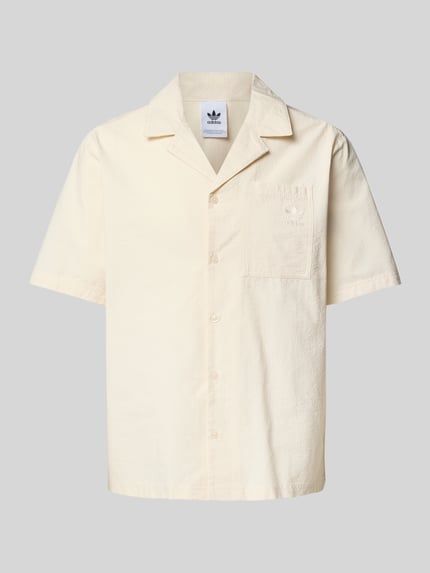 adidas Originals Relaxed Fit Freizeithemd mit 1/2-Arm Offwhite 2