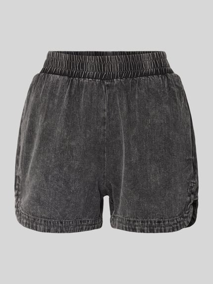NOISY MAY® Regular Fit Jeansshorts mit elastischem Bund Modell 'OREGON' Anthrazit 2