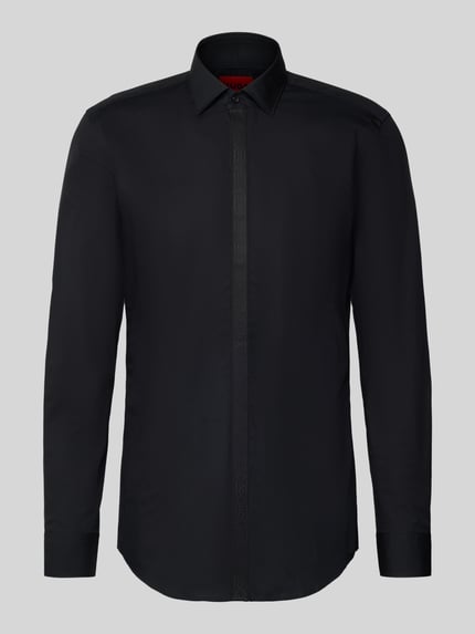 Slim Fit Businesshemd aus reiner Baumwolle Modell 'KEIDI' Shop The Look MANNEQUINE