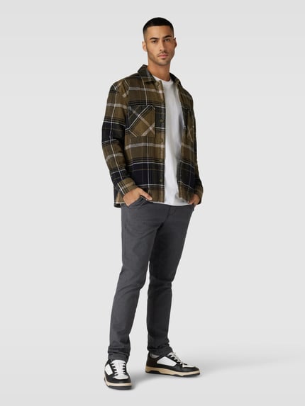 Tom Tailor Denim Chinosy z paskiem Antracytowy 1