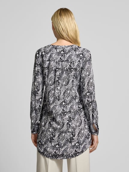 Christian Berg Woman Blouse van viscose met knoopsluiting Zwart - 5