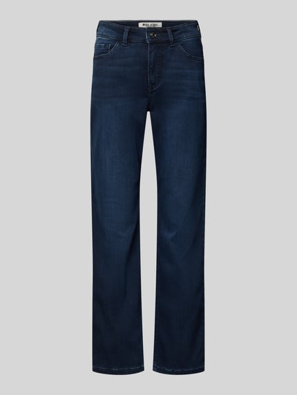 MAC Regular Fit Jeans mit winterwarm angerautem Innenfutter Dunkelblau 2