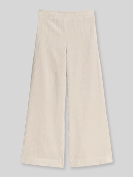 Marc O'Polo Wide Leg Cordhose aus reiner Baumwolle Stein 2