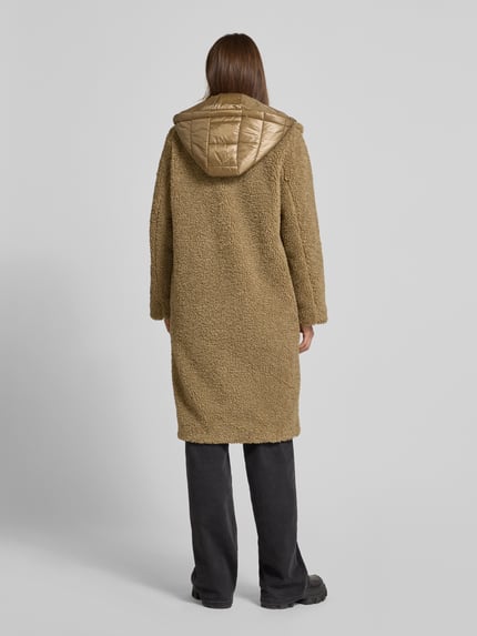 Frieda & Freddies Płaszcz teddy z pikowanym elementem model 'GINE2' Khaki 5
