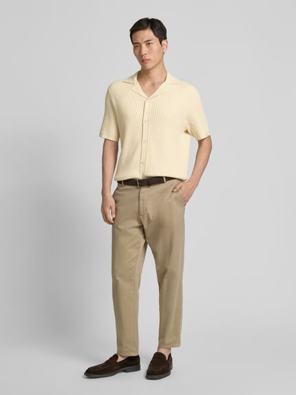 Jake*s Studio Men Vest met knoopsluiting Ecru - 1