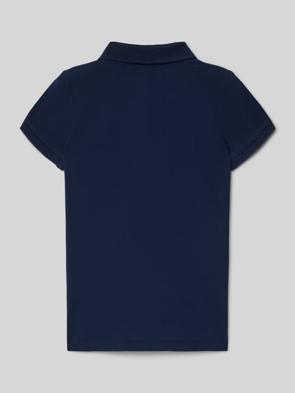 Produktfoto, Regular Fit Poloshirt aus Baumwoll-Mix von Polo Ralph Lauren Teens, effen, piquéstructuur, korte mouwen, logo-stiksel, polokraag