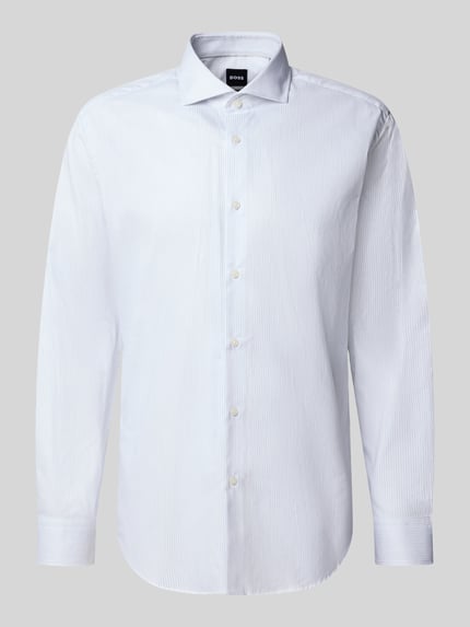 BOSS Regular Fit Businesshemd mit Kentkragen Bleu 1