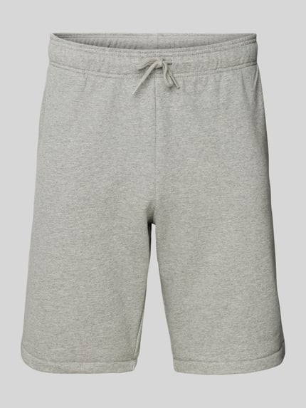 Dickies Szorty z dzianiny dresowej o kroju regular fit z tunelem model ‘MAPLETON’ Średnioszary melanż 2