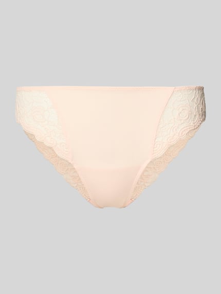 Slip met semi-transparante garnering, model 'Cyrile' Shop The Look MANNEQUINE