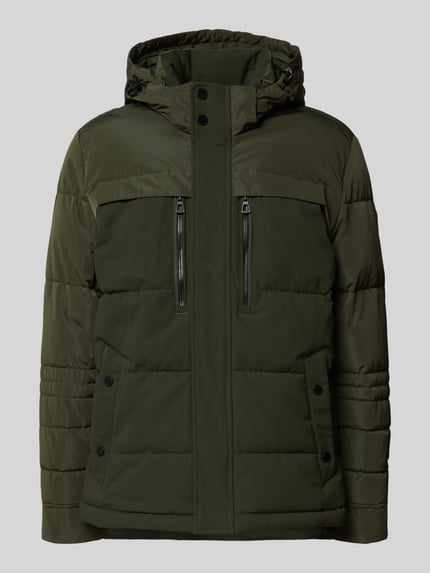 LERROS Steppjacke mit verlängertem Rückenteil Dunkelgruen 2