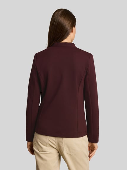 Tom Tailor Regular Fit Blazer mit aufgesetzten Taschen Bordeaux 5