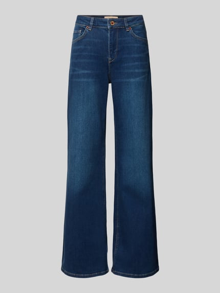 Jeansy o rozkloszowanym kroju w 5 kieszeni model 'Dara' Shop The Look MANNEQUINE