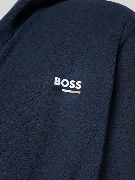 BOSS Regular Fit Bademantel mit Viskose-Anteil Modell 'Terry' Marine 2