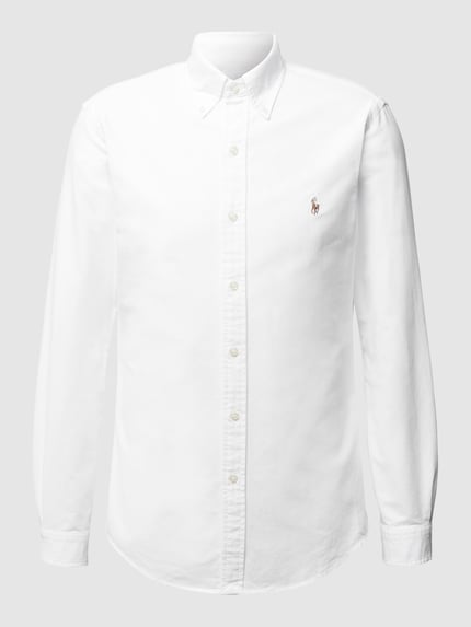 Polo Ralph Lauren Slim fit vrijetijdsoverhemd van Oxford Wit - 1