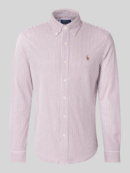 Polo Ralph Lauren Freizeithemd mit Knopfleiste Bordeaux 2