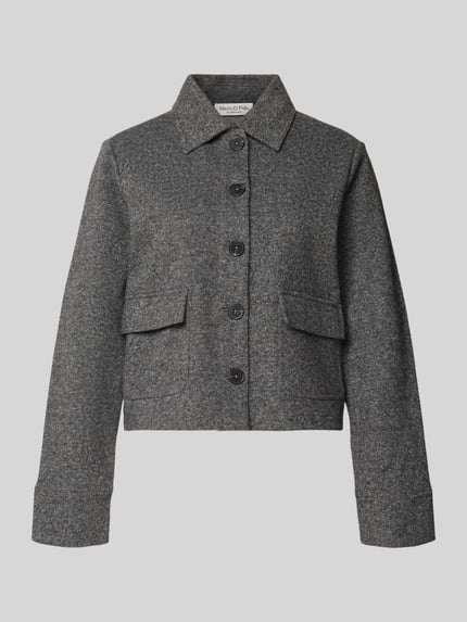 Regular Fit Kurzblazer aus Baumwoll-Mix Shop The Look MANNEQUINE