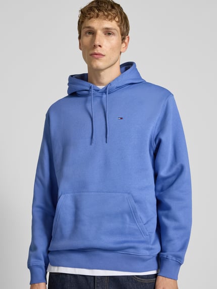 Tommy Jeans Bluza z kapturem o kroju regular fit z mieszanki bawełny Niebieski 3