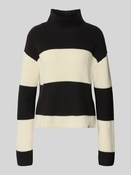 Calvin Klein Jeans Strickpullover mit Rollkragen Black 2