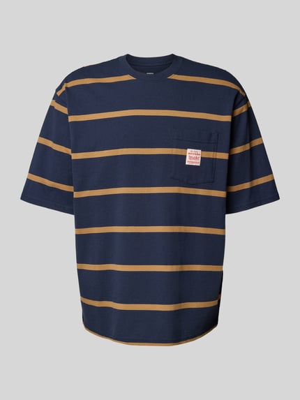 Levi's® T-Shirt mit Brusttasche Dunkelblau 2