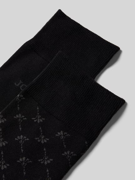 JOOP! COLLECTION Socken mit elastischem Rippenbündchen im 2er-Pack Black 2