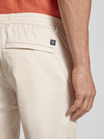Tom Tailor Bermudy o kroju regular fit z mieszanki bawełny Beżowy 3