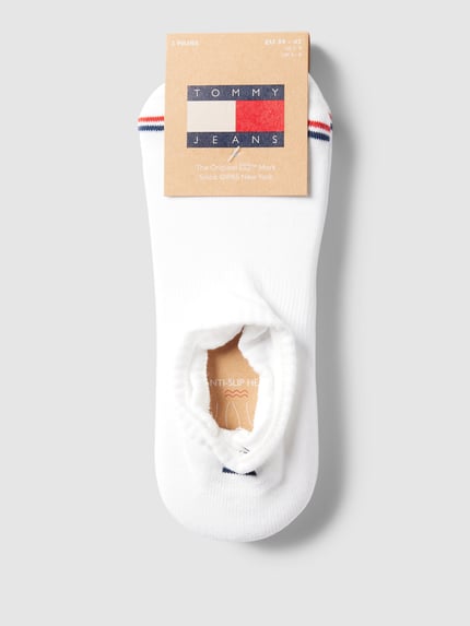Tommy Hilfiger Stopki z paski w kontrastowym kolorze w zestaw 2 szt. Biały 3