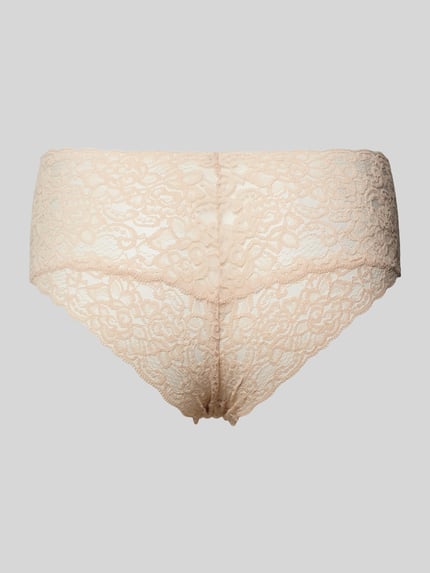 DORINA Slip van kant in comfortabel design in een set van 3 stuks, model 'LANA' Zwart - 3