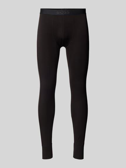 BOSS Slim fit thermolegging met viscose Model 'LONG JOHN THERMAL+' Zwart - 1