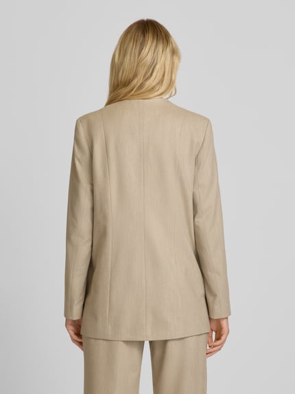 MORE Blazer met opgestikte zakken Zand - 5