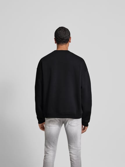 Dsquared2 Sweatshirt mit gerippten Abschlüssen Black 5