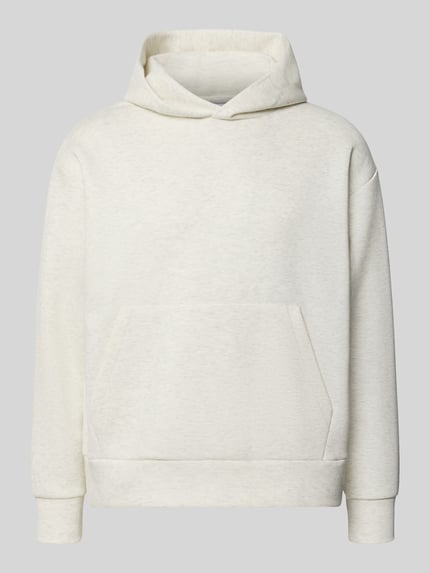 JACK & JONES Relaxed Fit Hoodie mit Baumwoll-Anteil Modell 'Barron' Hellgrau Melange 2