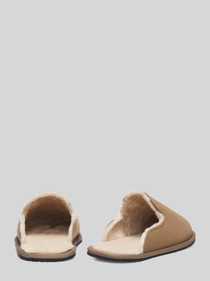 BOSS Hausschuh mit warmem Futter Camel 2