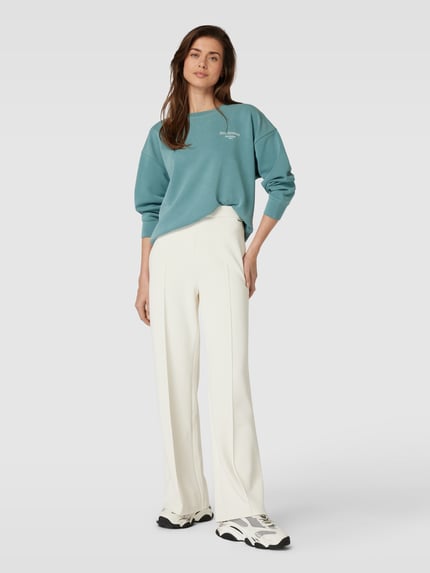 Jake*s Collection Sweatshirt mit Statement-Print Lagune 1