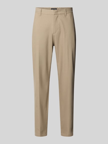 Relaxed Fit Stoffhose aus Leinen-Mix Modell 'BELSBO JOGGER' Shop The Look MANNEQUINE