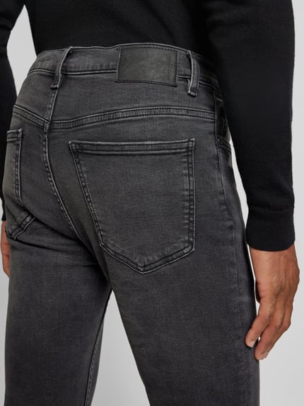 MANGO Super Skinny Fit Jeans im 5-Pocket-Design Modell 'Jude' Anthrazit 3