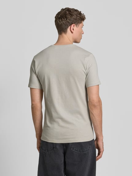 BOSS Orange Regular fit T-shirt van puur katoen model 'TALES' Zand - 5