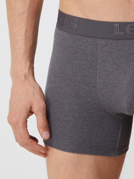 Levi's® Trunks mit Stretch-Anteil im 3er-Pack Mittelgrau Melange 4