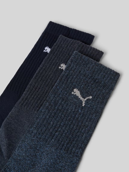 PUMA Sportsokken, set van 3 Marineblauw - 2