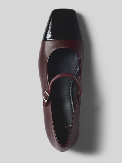 Vagabond Damen Ballerina aus Rindsleder Modell 'DEBBI' Bordeaux 3