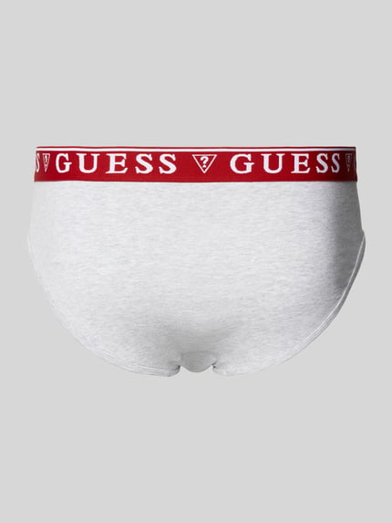 GUESS Slip mit elastischem Logo-Bund Modell 'BRIAN' Orange 3