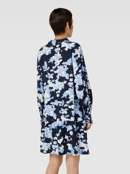 Tom Tailor Minikleid aus Viskose mit Allover-Muster Bleu 5
