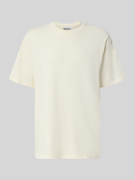 Produktfoto, Relaxed Fit T-Shirt aus reiner Baumwolle Modell 'MAARKOS' von ARMEDANGELS, helles Creme, glatte Textur, Herren T-Shirt